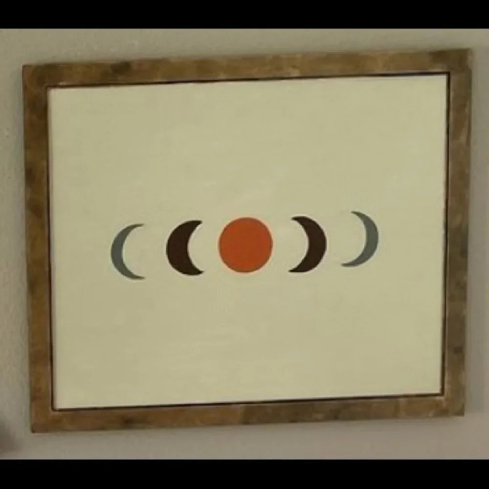 Framed Moon Painting